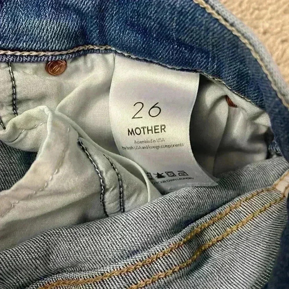 MOTHER The Flycut Stunner Ankle Fray in Final Frontier Size 26 - Picture 6 of 7